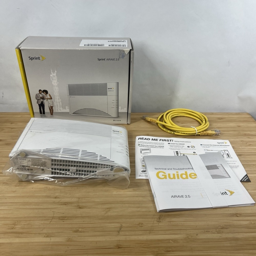 Sprint AIRAVE 2.5 Airvana Femtocell Mobile Signal Booster New Open Box Complete